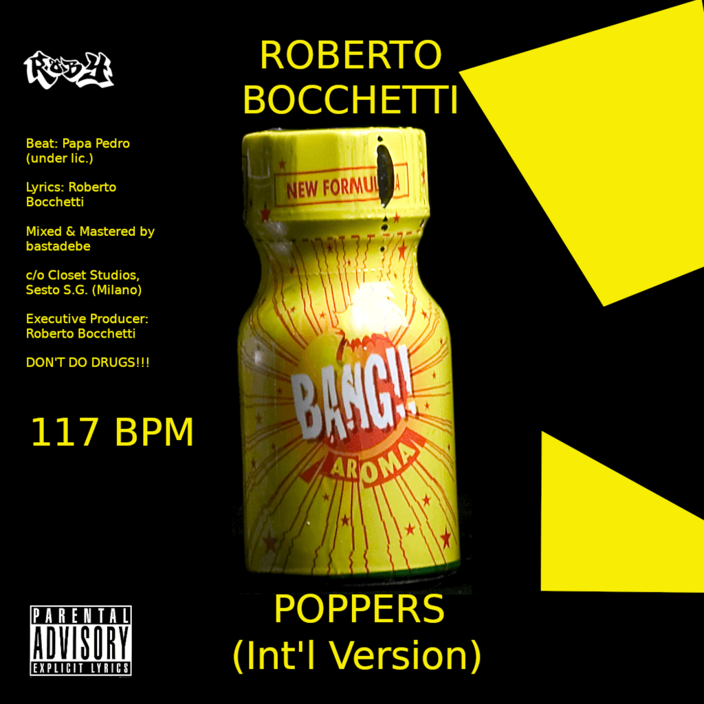 BeatPort ha inserito nella categoria Mainstage il nuovo singolo di Roberto Bocchetti "POPPERS"